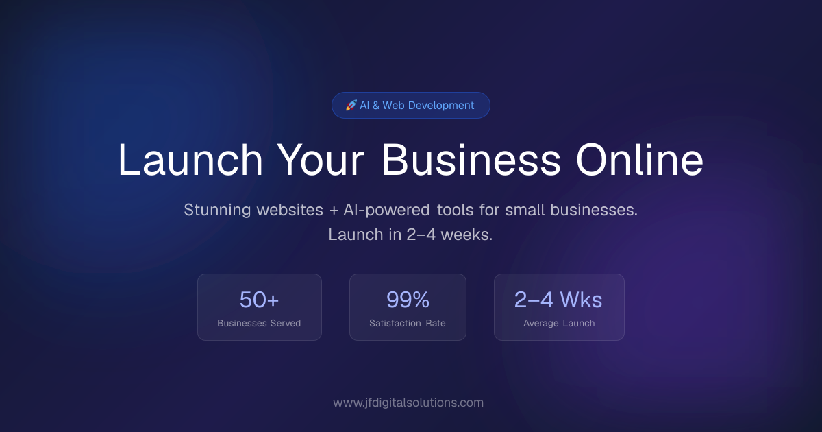 SmartLaunch — AI & Web Development for Small Businesses